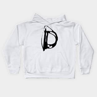 Dark and Gritty Letter G from the alphabet Kids Hoodie